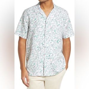 🏝️NWT: Ted Baker Bartlet Short Sleeve Button-Up Shirt🏝️